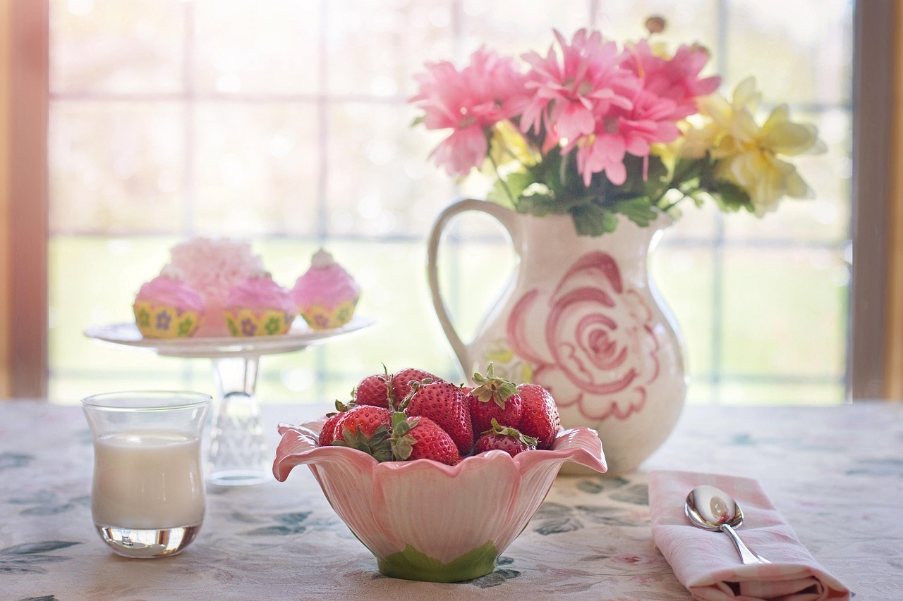 baby table flowers